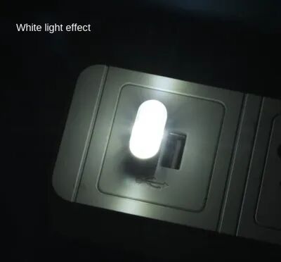 Modern Mode Marketplace Mini USB LED Car Interior Ambient Light Plug And Play Neon Lamp white Light