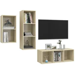 vidaXL, TV Möbel, Taburor (37 x 37 x 107 cm)
