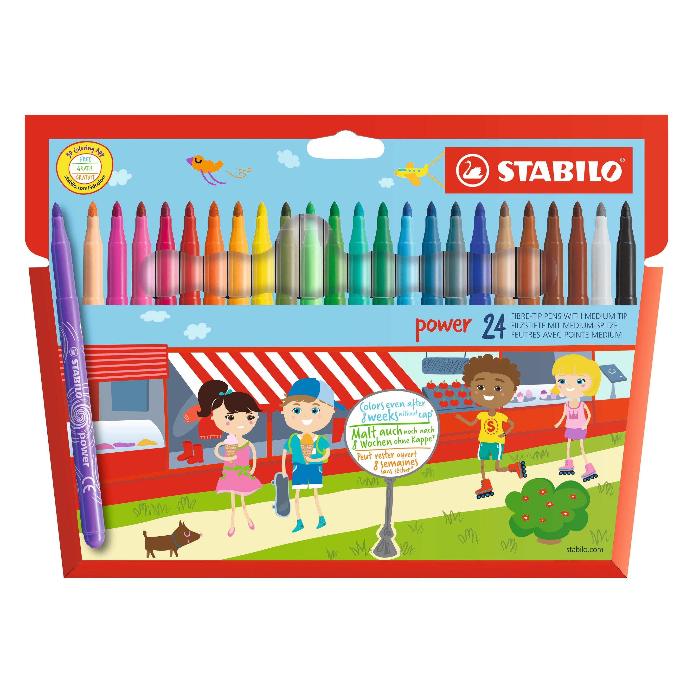 Stabilo power Filzstift (24x) (1050540)