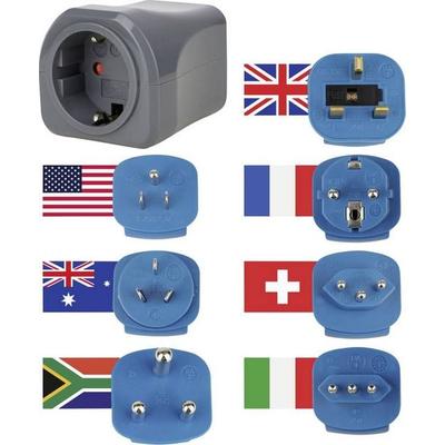 Brennenstuhl 1508160 Reiseadapter 7er Set 1508160