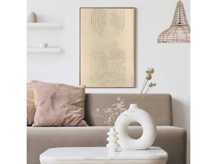 Wandbild REINDERS Bows , beige (farbe bild(er): beige), B:50cm H:70cm T:3cm, Holzwerkstoff, Bilder, Wandbild
