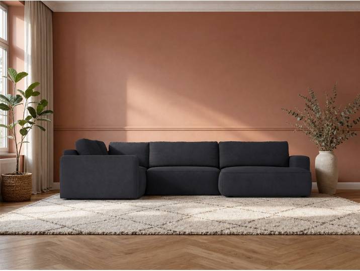 foamnova Wohnlandschaft Durham, 5 Sitzplätze, extra tiefe Sitzflächen, ausladend & komfortbetont