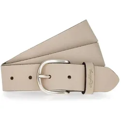 Mustang Damen-Gürtel mit Ovaler Dornschließe in Beige-80