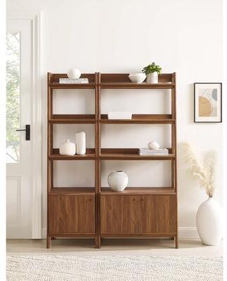 Modway Bixby Wood Bookshelves - Set of 2