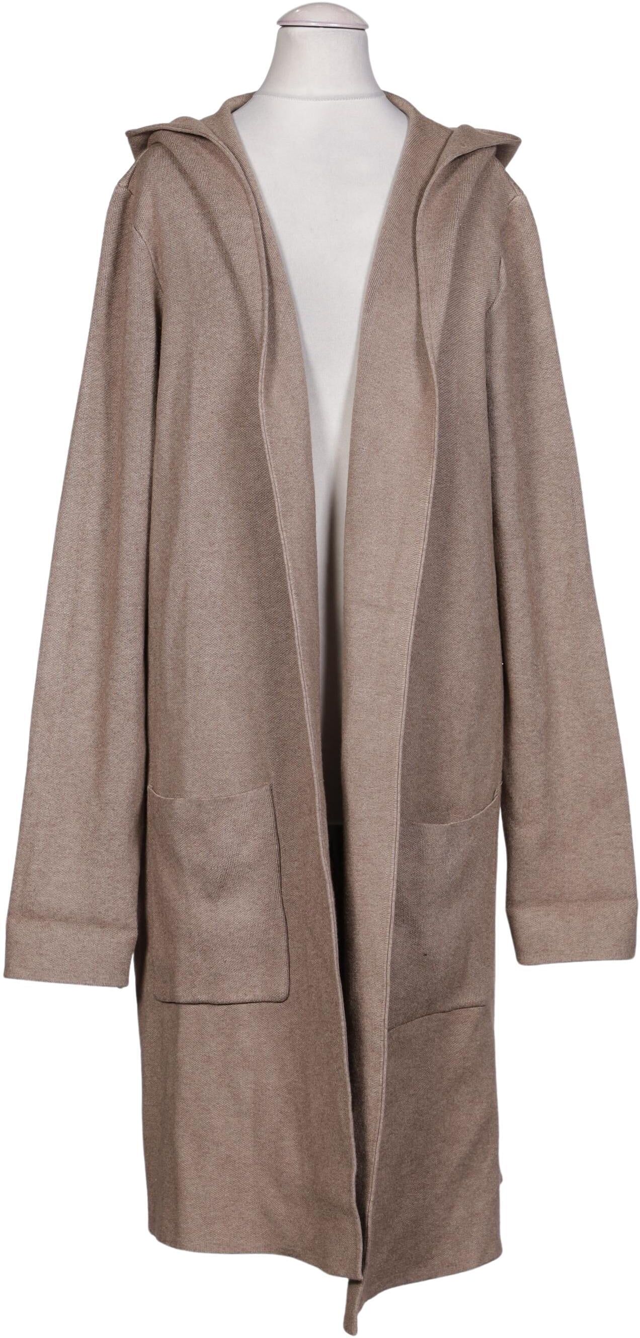 Zwillingsherz Damen Strickjacke, Beige, Gr. S, Viskose / Synthetik - Second Hand