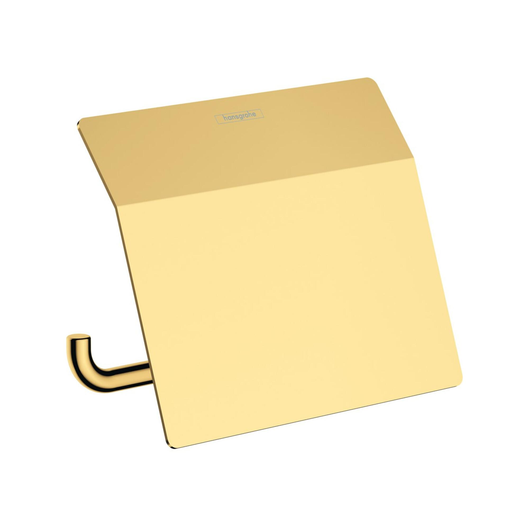 hansgrohe Papierrollenhalter AddStoris m Deck, pol. gol opt, Wandmont., Metall (41753990)