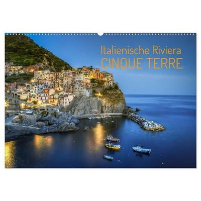 Italienische Riviera Cinque Terre (Wandkalender 2027 DIN A2 quer), CALVENDO Monatskalender