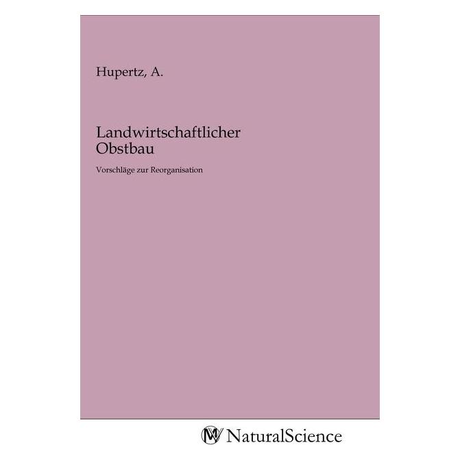 MV-NaturalScience Landwirtschaftlicher Obstbau (Softcover) (56161758)