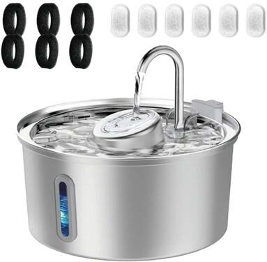 Inspire Essentials AquaSteel 3.2L Stainless Steel Pet Water Fountain 3