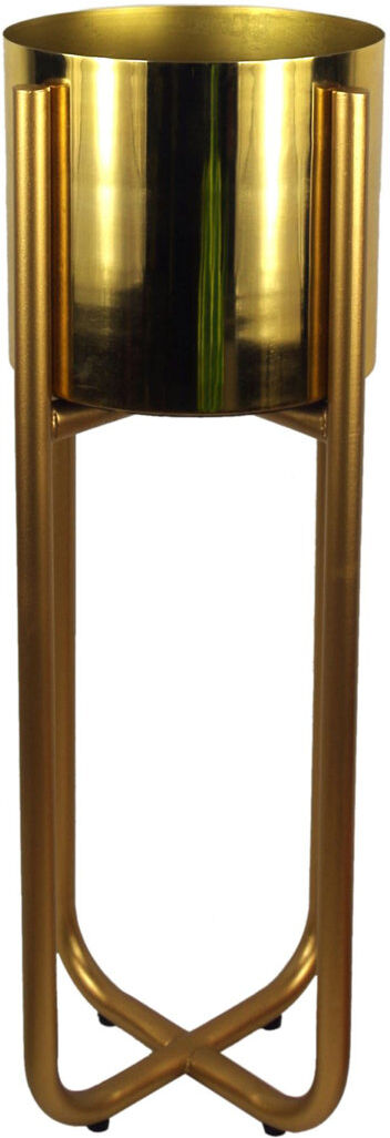 Fairmont Park Indoor Cachepot Gold 62cm H X 18cm W X 18cm D