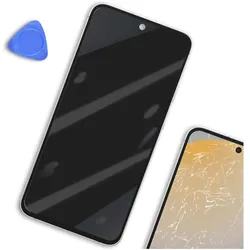 Samsung Original AMOLED Display mit Rahmen für Galaxy S24 FE (Display, Samsung Galaxy S24 FE), Mobilgerät Ersatzteile, Grau, Silber