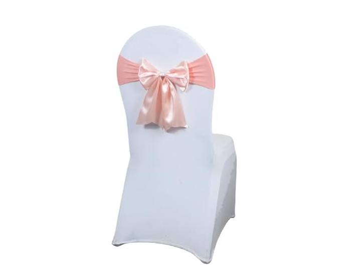 Stuhlschleifen für Hochzeiten 10/50/100PCS Satin Schärpen for Hochzeit Stühle Schleifen Krawatten Spandex passen alle Dekoration Hotel Geburtstag Party(4,50pcs)