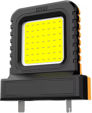 Inspire Picks Universal High Brightness LED Work Light Power Tool Floodlight For Makita Battery Case orange