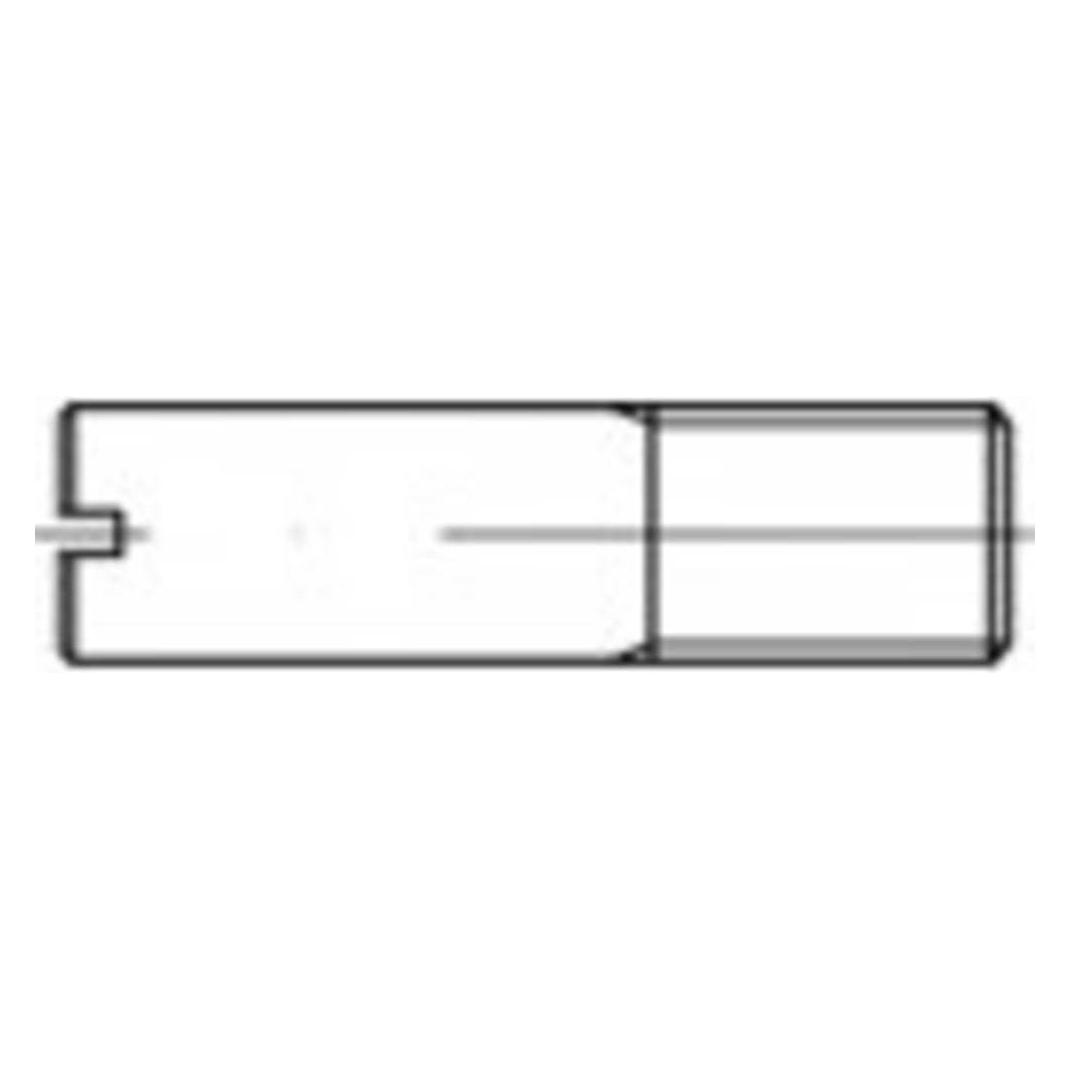 Toolcraft Form Bolzen Kopf Splintloch Bolzen Toleranzfeld h11 455 (10 Stk.) (TO-5394468)
