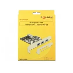 DELOCK PCIe Karte > 3x extern USB 3.0 + 1x intern USB 3.0