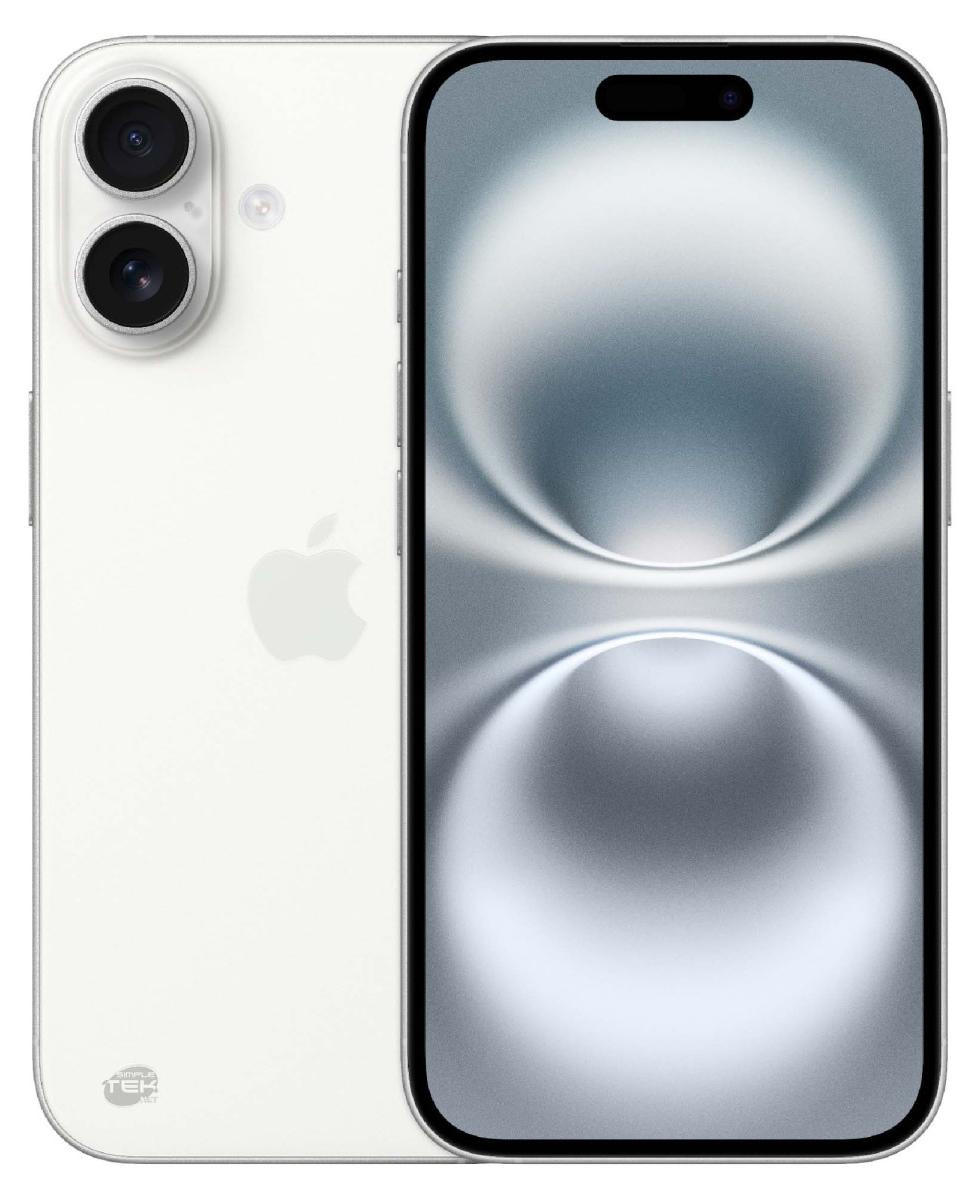 Apple iPhone 16, 128GB, wit