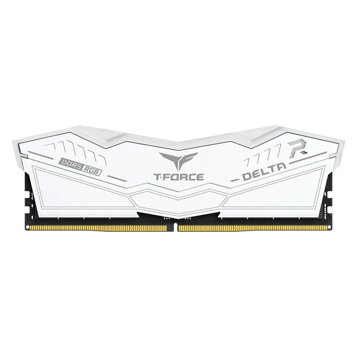 Team Group D516GB 6400-32 RGB wh K2 TEM, Arbeitsspeicher (2 x 16GB, 6400 MHz, DDR5-RAM, DIMM) (FF4D532G6400HC32ADC01)