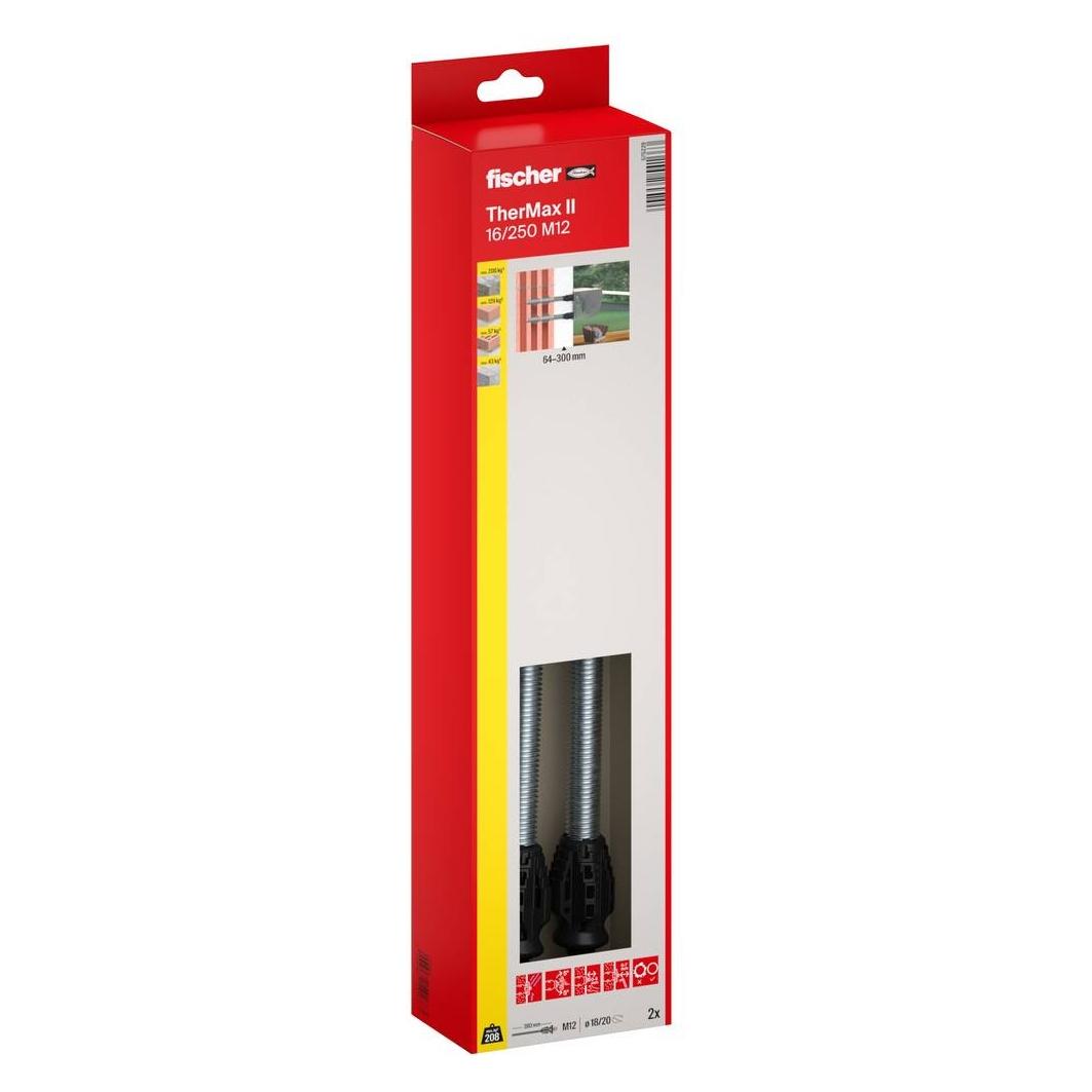 Fischer Abstandsmontagesystem TherMax II 16/250 M12 (2) (2 Stk.) (228607)