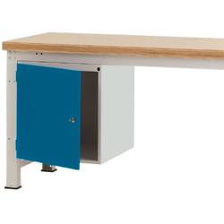 Manuflex ZB4981.0002 Gehäuse-Unterbau PROFI, Nutzhöhe 500 mm mit 1 Tür links angeschlagen und Einlegeboden. Für Werkbanktiefe 700 mm