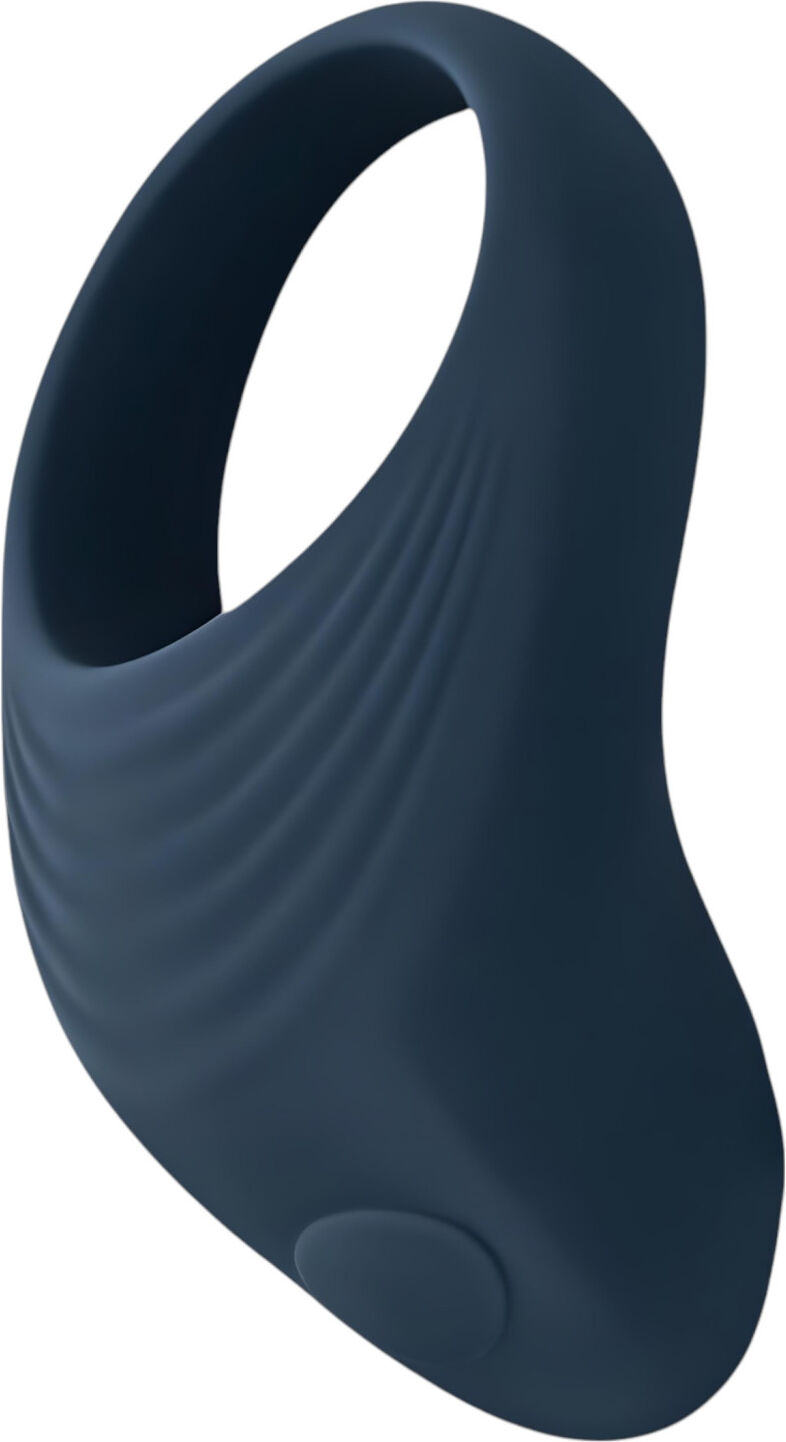 Boners - rechargeable vibrating cock ring (blue)