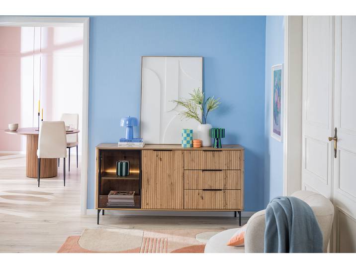 Sideboard 159 x 82 x 40cm Braun