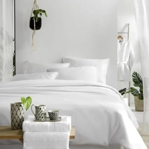 De Witte Lietaer Dekbedovertrek Olivia White 140x200/220 cm