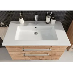 Puris Waschtischunterschrank Cool Line Holzoptik Charleston Eiche