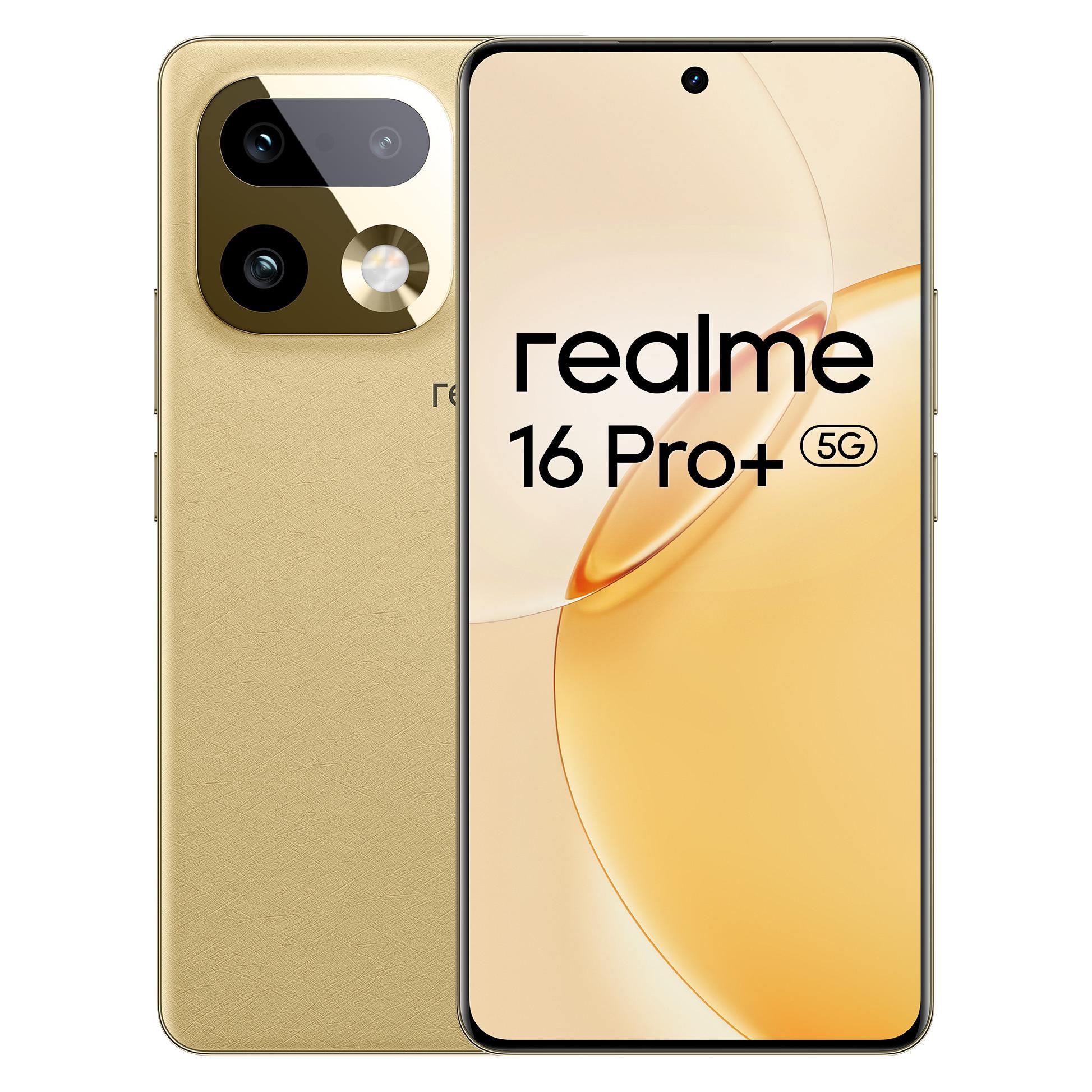 realme 16 Pro+ (256 GB, Master Gold, 6.80", Dual SIM, 5G) (6941764482883)