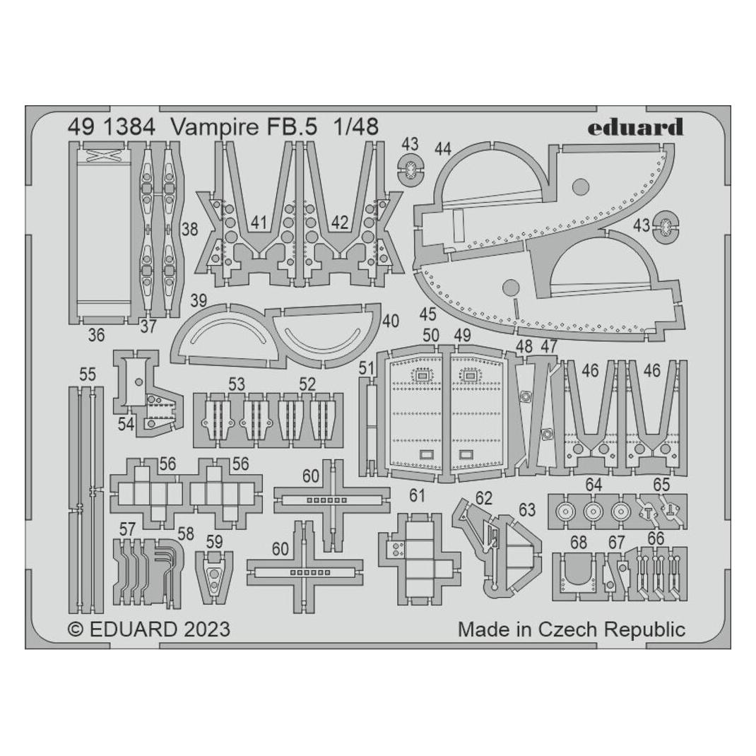 Eduard Vampire FB.5 1/48 AIRFIX (491384)