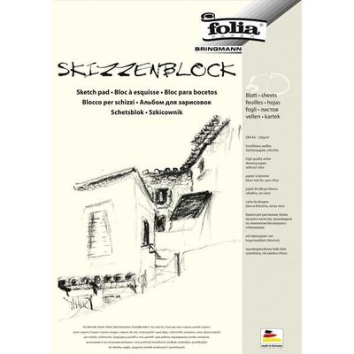 Folia Skizzenblock 120g/m², DIN A4, 50 Blatt