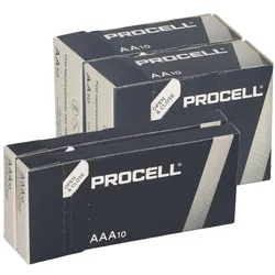 40x Procell Batterien 20x AA MN1500 Mignon + 20x AAA MN2400 Micro
