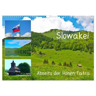 Slowakei - Abseits der Hohen Tatra (Wandkalender 2027 DIN A3 quer), CALVENDO Monatskalender