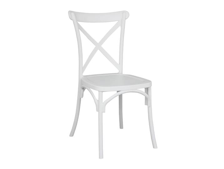 Oviala - Chaise de jardin en plastique style bistrot