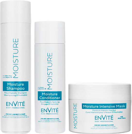 575ml dusy professional Envité Moisture Typical Set (Shampoo 250ml + Conditioner 200ml + Mask 125ml)