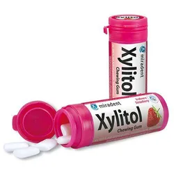 Xylitol Kaugummi Erdbeere Miradent 30 G