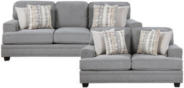 Fremont & Park Pombal 2-Piece Chenille Living Room Sofa Set