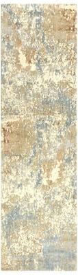 Alora Decor Essential Beige, Ivory, and Grey Abstract Wool Blend Rug