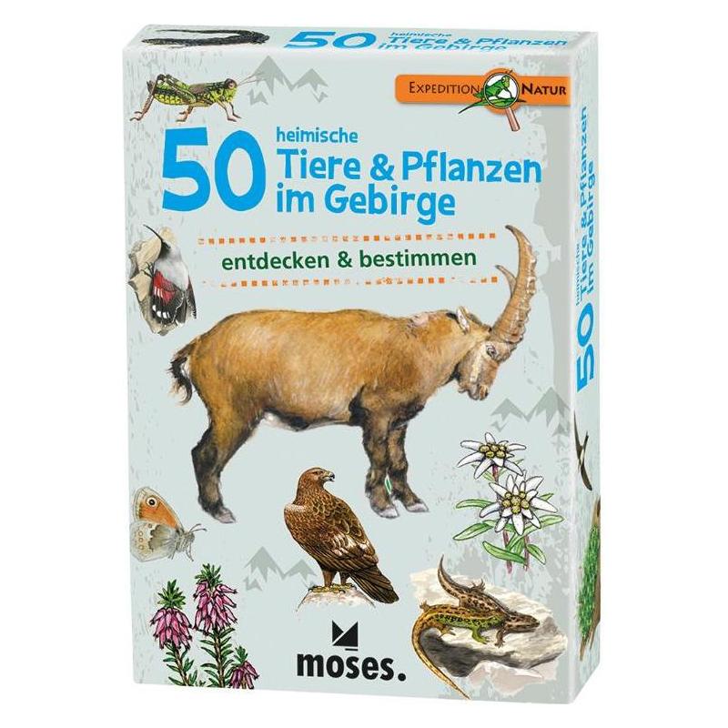 Moses Expedition Natur 50 heimische Tiere & Pflanzen im Gebirge (Deutsch, 1 - 20 Spieler) (MOS09762)
