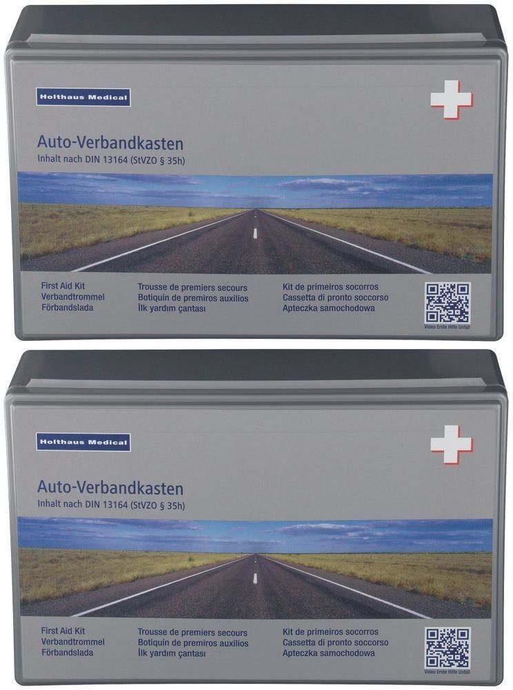 Holthaus Medical Verbandkasten Kfz Klassik DIN 13164 2x 2x1 St