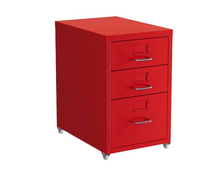 Korpus CUBIX 3 Schubladen rot
