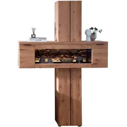 Wohnconcept Vitrine Donna Holz Braun Wildeiche