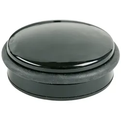 Alco Türstopper Metall Ø 100 mm 4 cm hoch schwarz