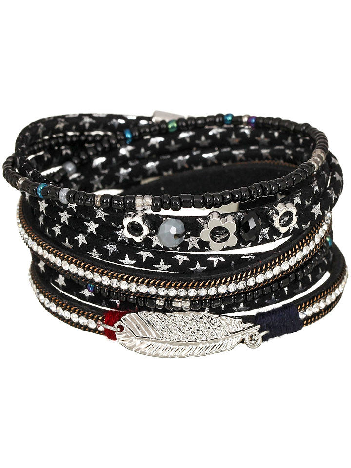 MENTHE À L'O Armband in Schwarz - onesize