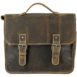 Alpenleder Kameratasche Reporter old havanna
