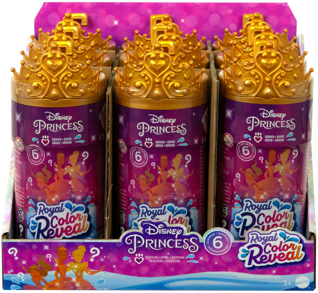 Mattel Muñeca Princesa Royal Color Reveal Disney.