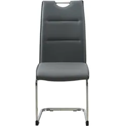 HTI-Line, Stühle, Schwingstuhl 4er Set PU grau