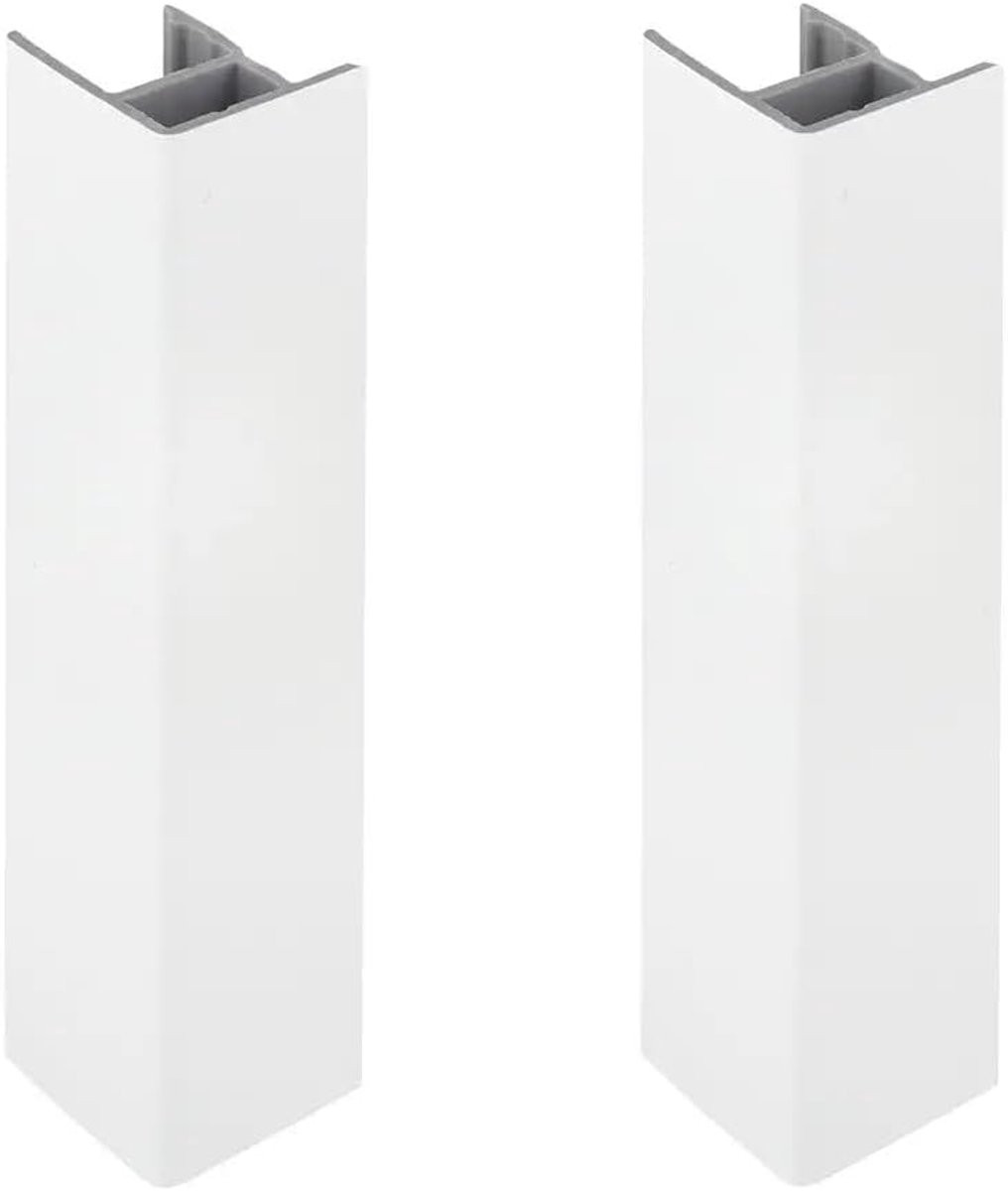 Pede Keuken Plinten Connectoren - Mat Wit - 100 mm