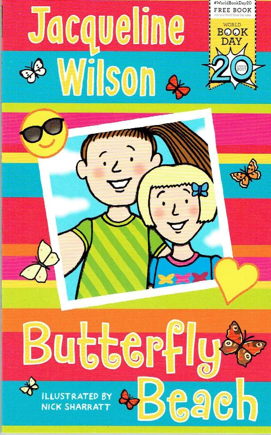 Corgi Children's Butterfly Beach by Jacqueline Wilson - World Book Day Paperback - Ages 7-11 - Illustrated Friendship Story