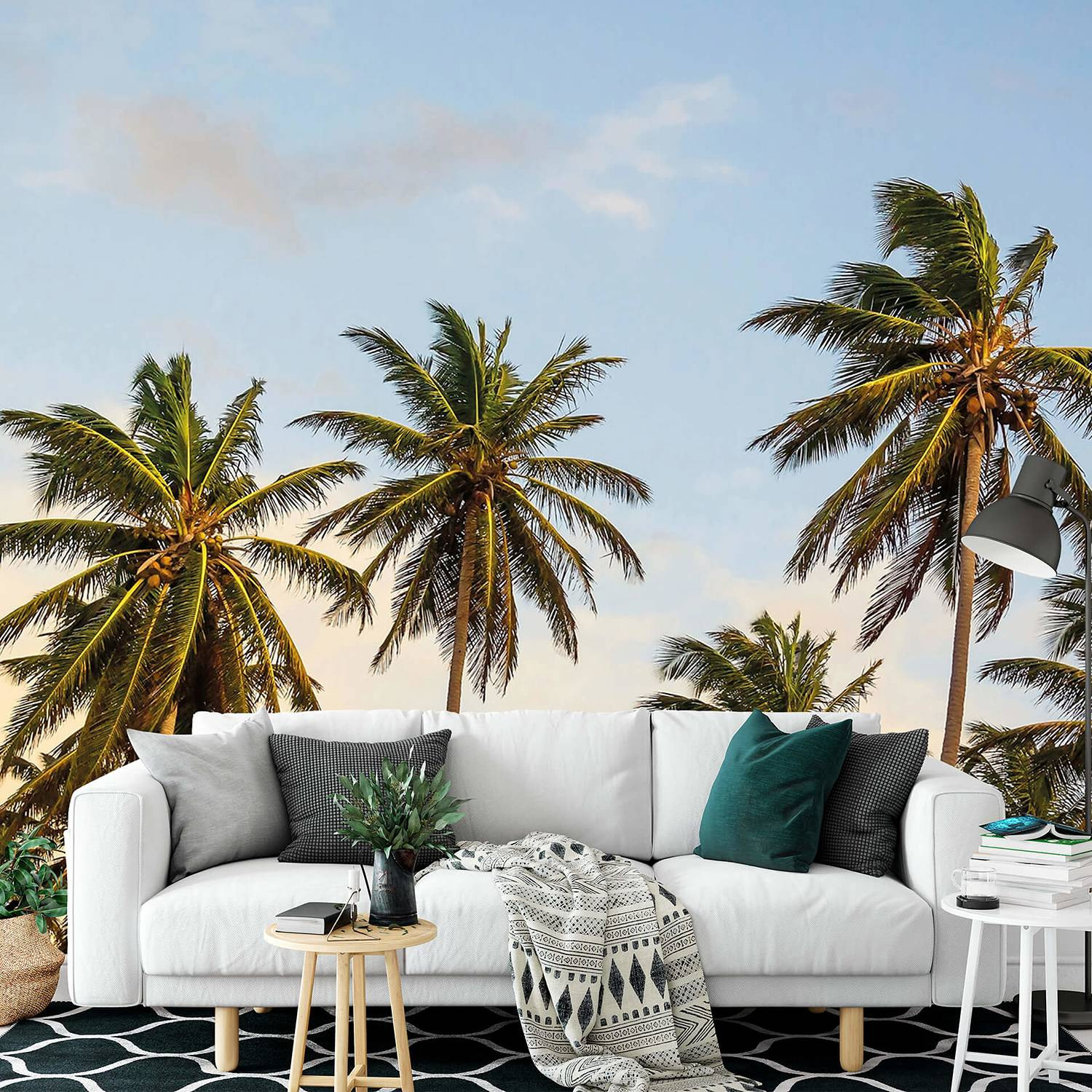 home24 Fotobehang Take me to Ibiza Multicolour B: 300 cm, H: 200 cm