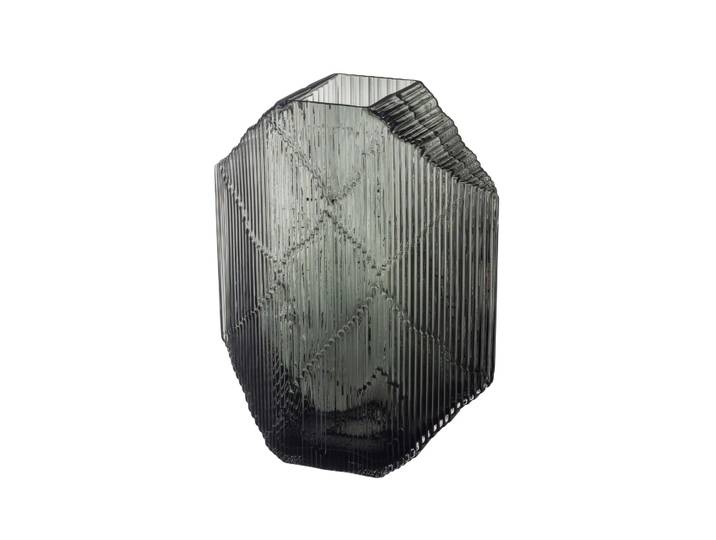 Iittala Sculpture en verre Kartta 33,5 cm Gris foncé